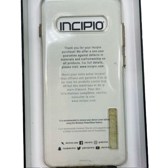 10/$25🦋 Incipio Dualpro Galaxy S10+ Clear Case - Picture 14 of 15